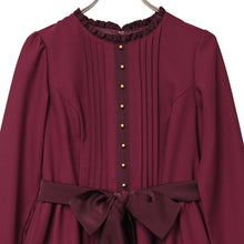 将图片加载到图库查看器，Emma waist ribbon dress

