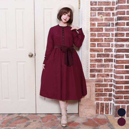 Emmaウエストリボンワンピース