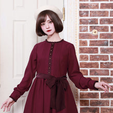 将图片加载到图库查看器，Emma waist ribbon dress
