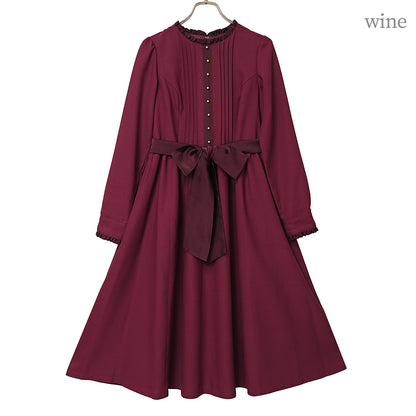 Emma waist ribbon dress