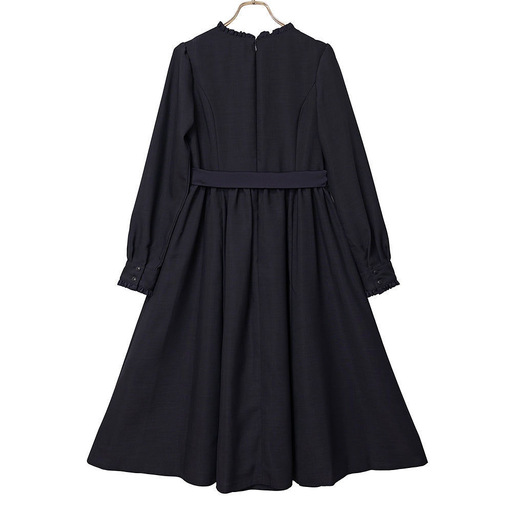 Emma waist ribbon dress