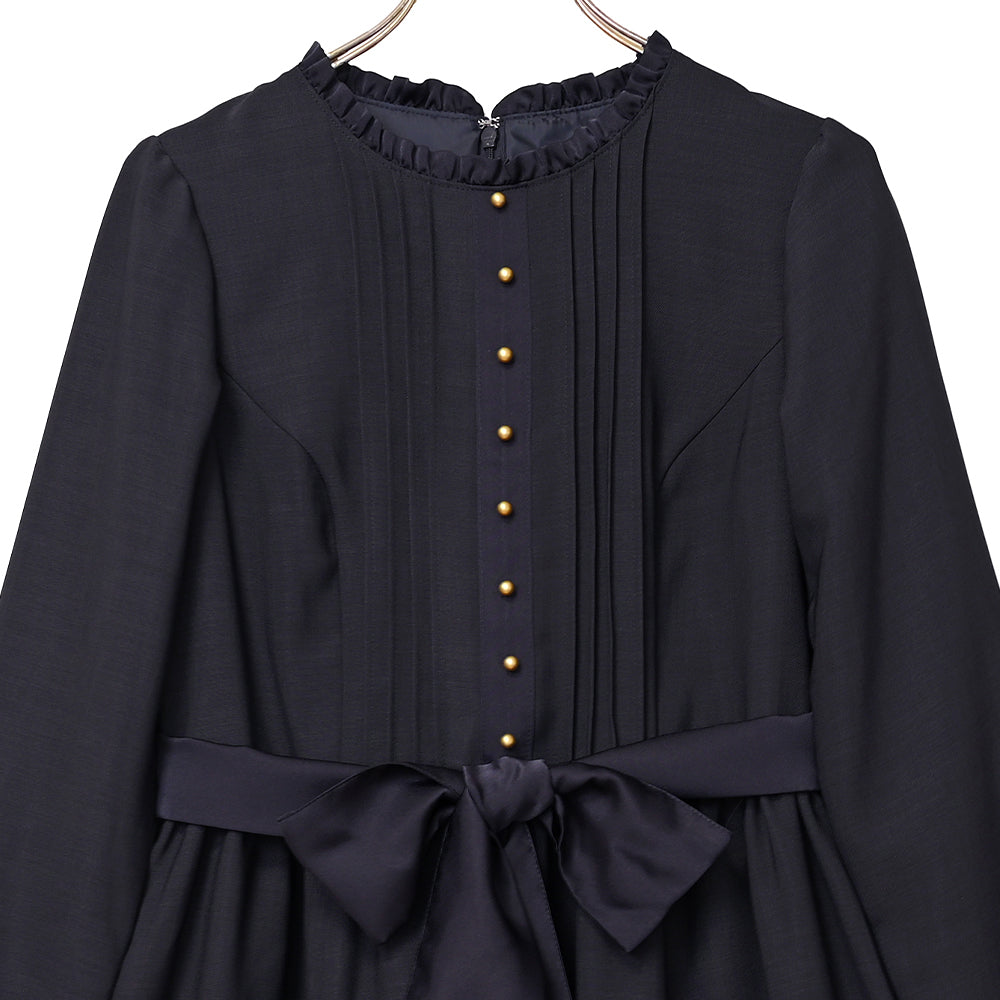 Emma waist ribbon dress