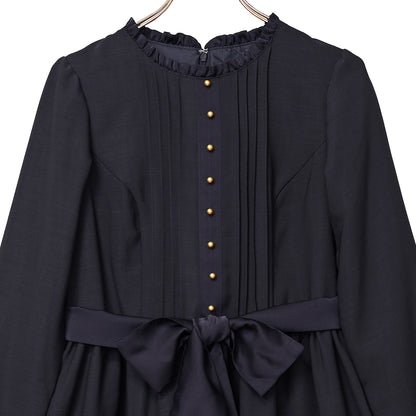 Emma waist ribbon dress