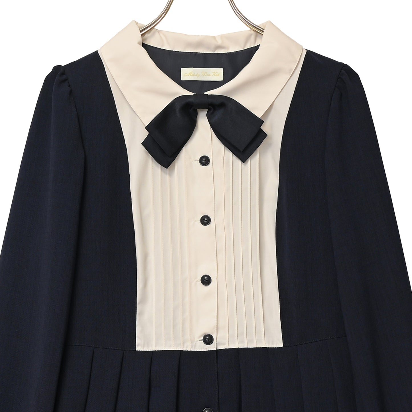 Yoke switch front button dress