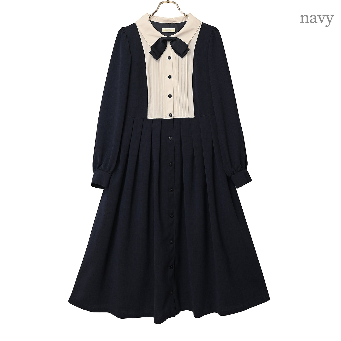 Yoke switch front button dress