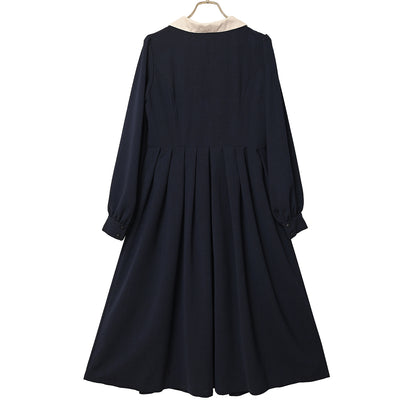 Yoke switch front button dress