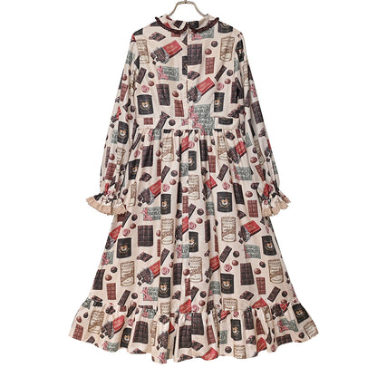 Chocolatier's Atelier round collar dress