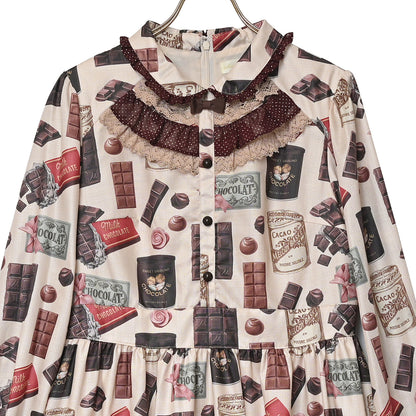 Chocolatier's Atelier round collar dress