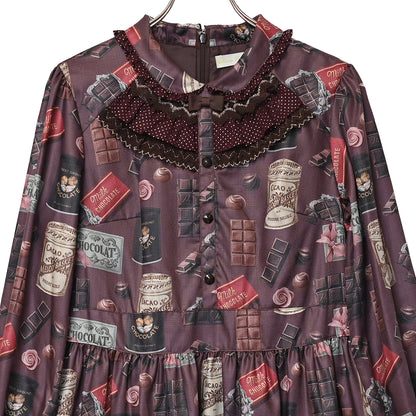 Chocolatier's Atelier round collar dress