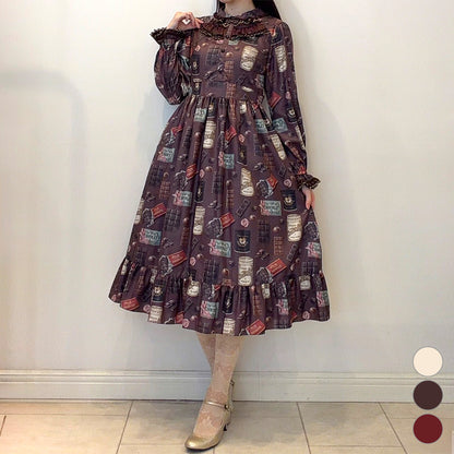 Chocolatier's Atelier round collar dress