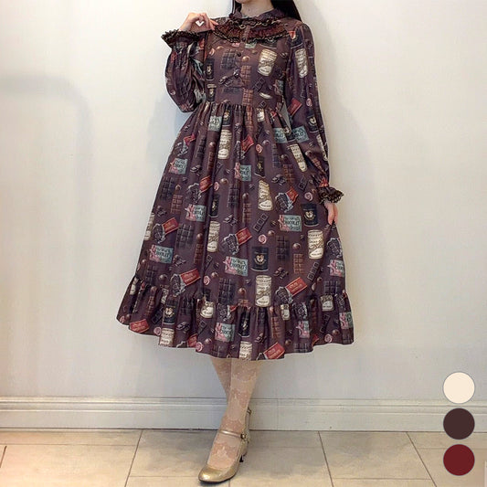 Chocolatier's Atelier round collar dress