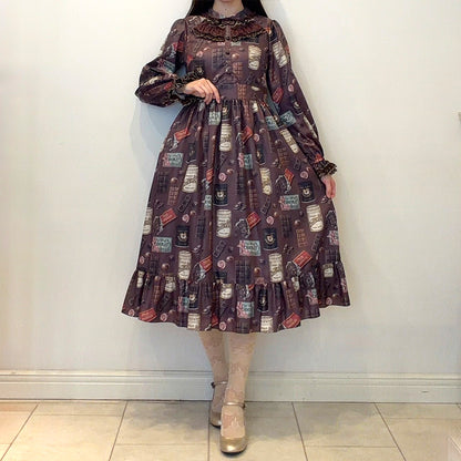 Chocolatier's Atelier round collar dress