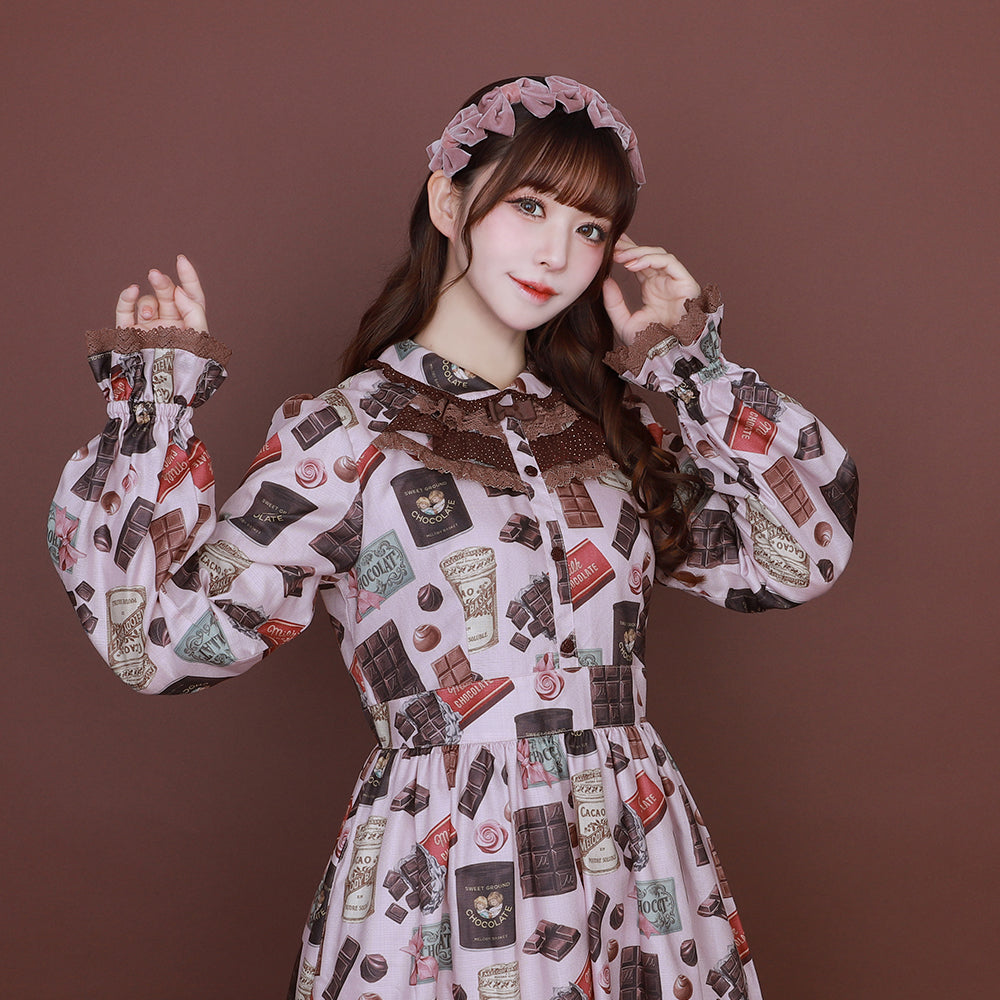 Chocolatier's Atelier round collar dress