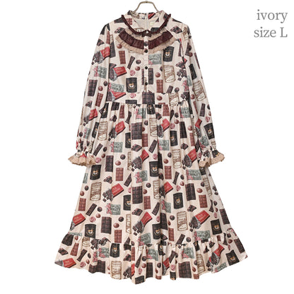 Chocolatier's Atelier round collar dress