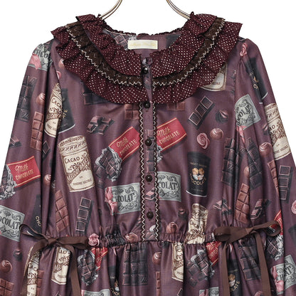Chocolatier's Atelier frill lace collar dress