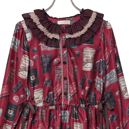 Chocolatier's Atelier frill lace collar dress