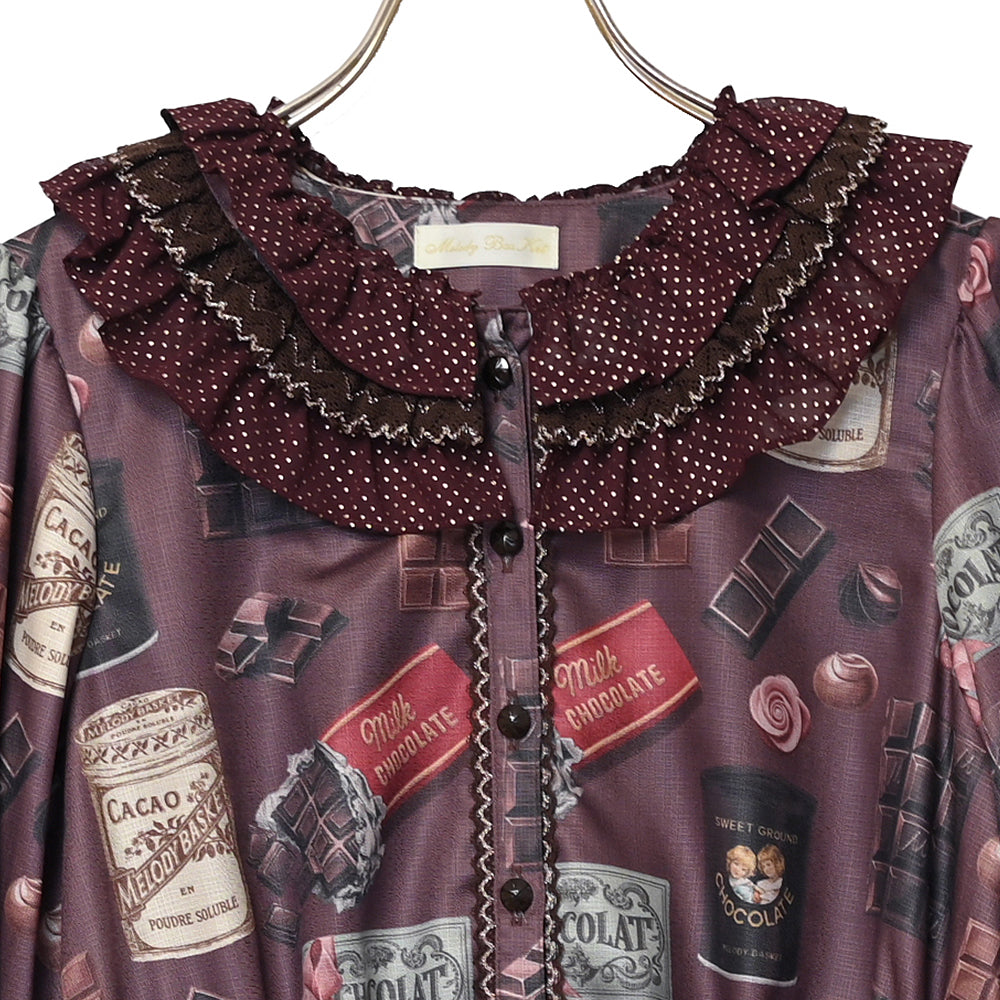 Chocolatier's Atelier frill lace collar dress
