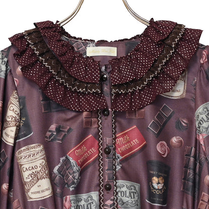Chocolatier's Atelier frill lace collar dress
