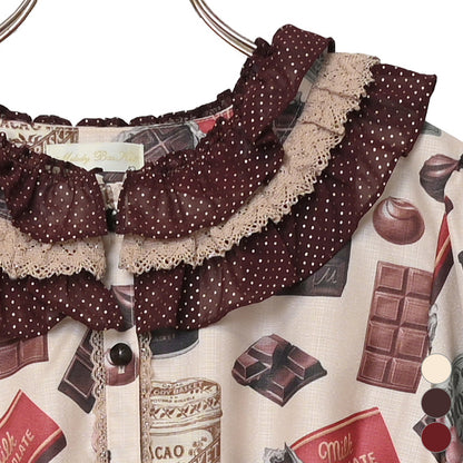 Chocolatier's Atelier frill lace collar dress