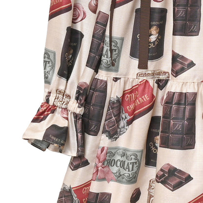 Chocolatier's Atelier frill lace collar dress