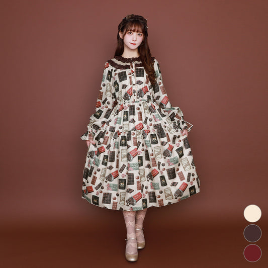 Chocolatier's Atelier frill lace collar dress