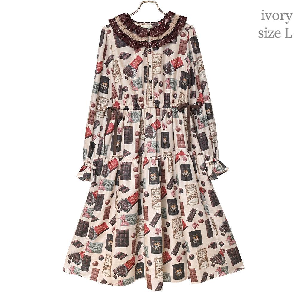 Chocolatier's Atelier frill lace collar dress