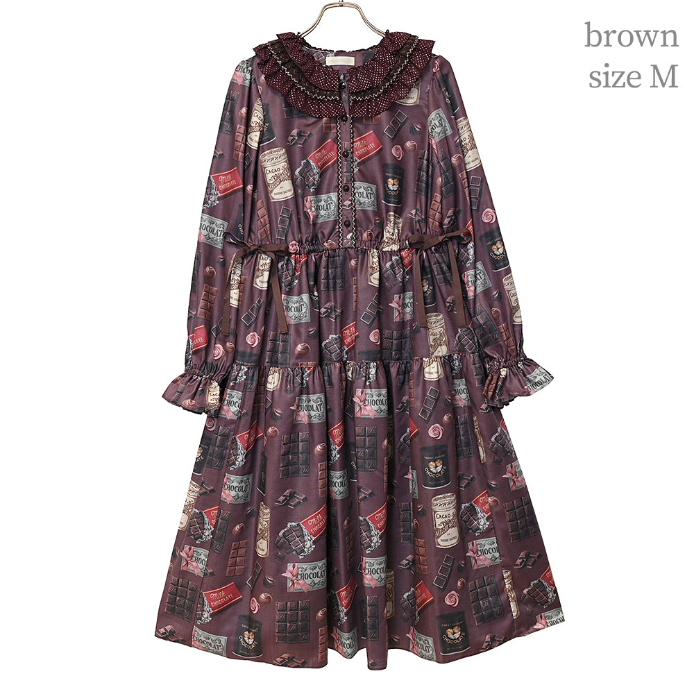Chocolatier's Atelier frill lace collar dress