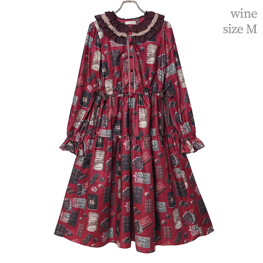 Chocolatier's Atelier frill lace collar dress