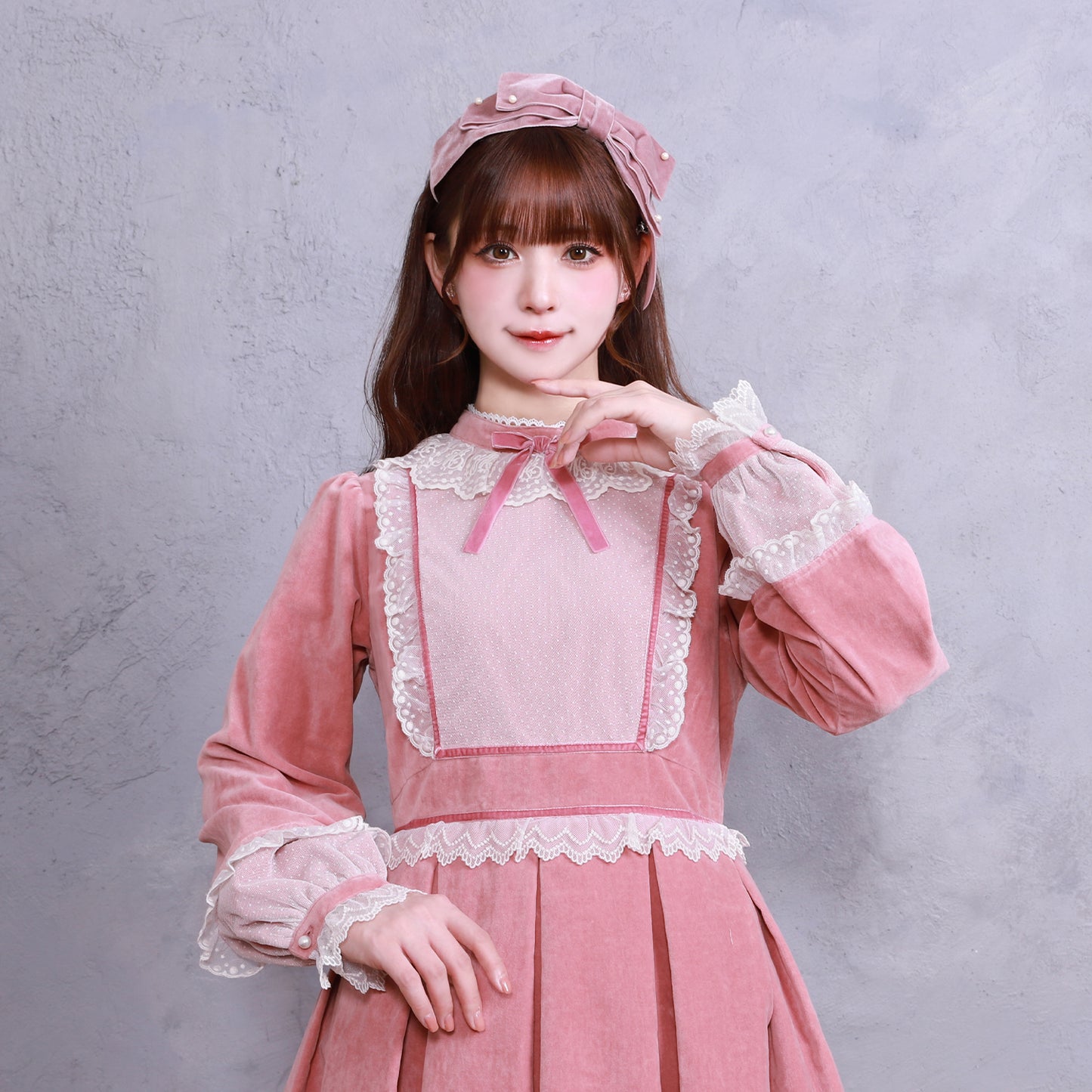 ノスタルジックドール別珍ワンピース