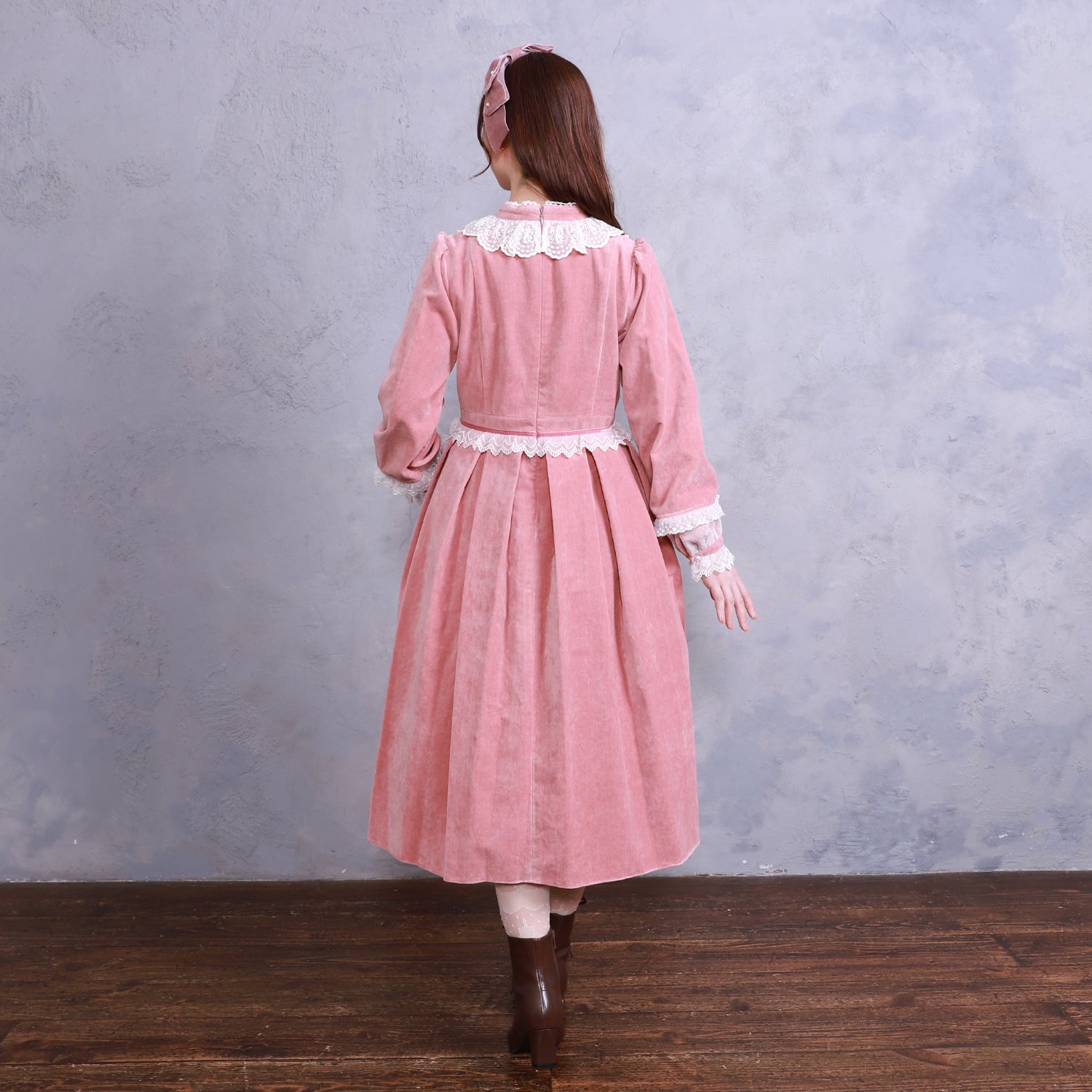 ノスタルジックドール別珍ワンピース-Melody BasKet(メロディー