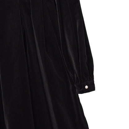 チュールジレ付き別珍ワンピース