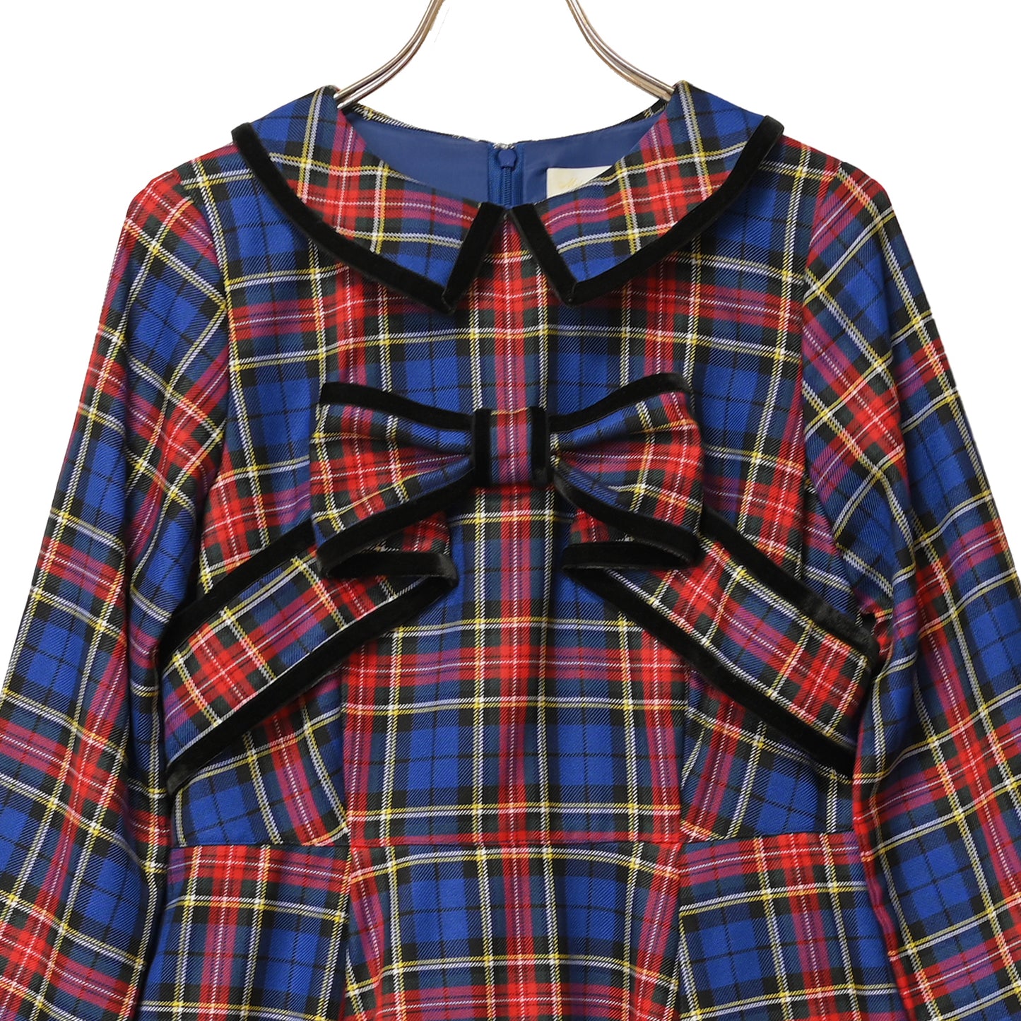 Ribbon tartan dress