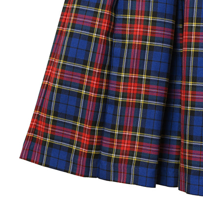 Ribbon tartan pleats skirt