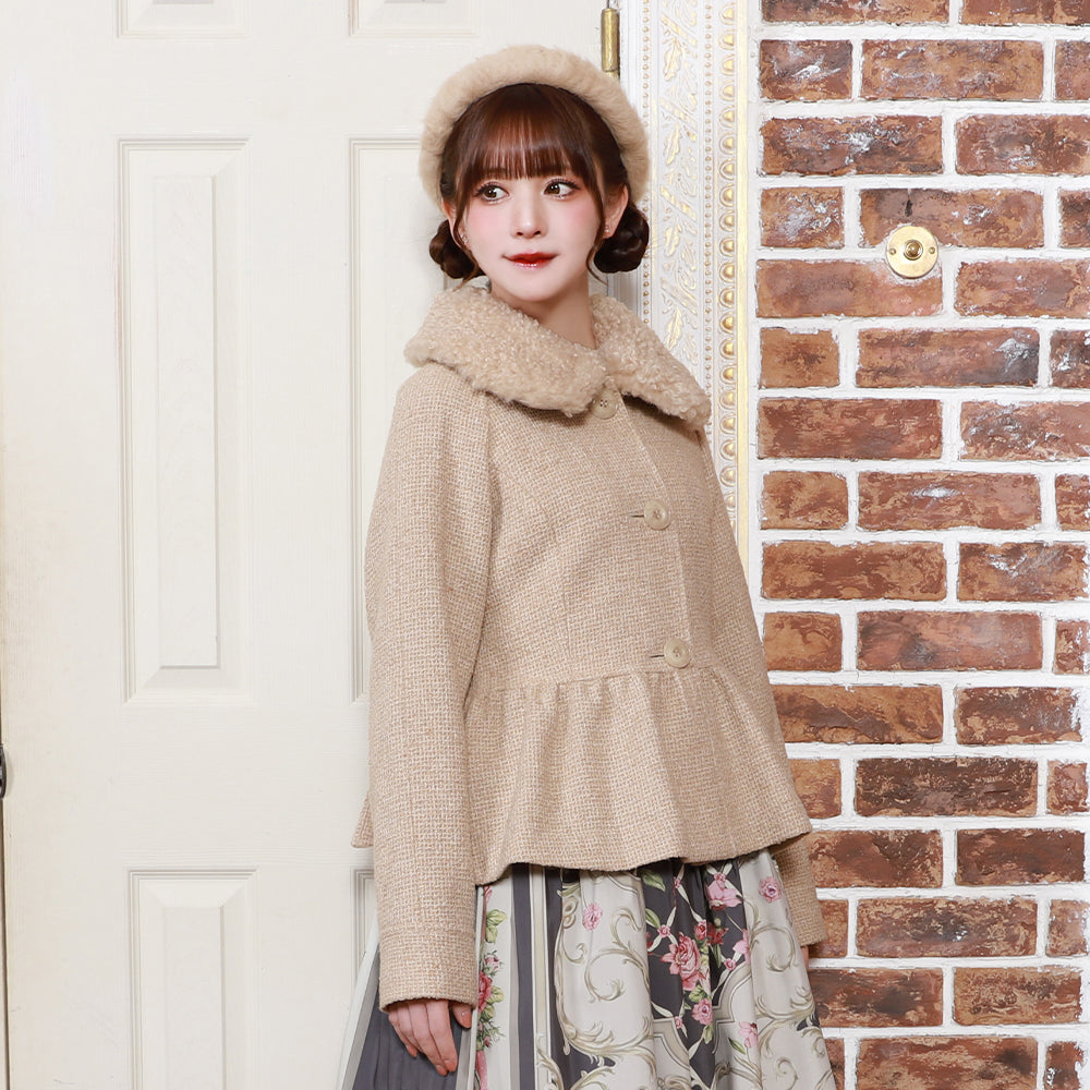 Maison de R オックスショートケープ　ベージュ Maison de R オックスショートケープ ベージュ