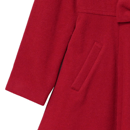 ショルダースカラップロングコート