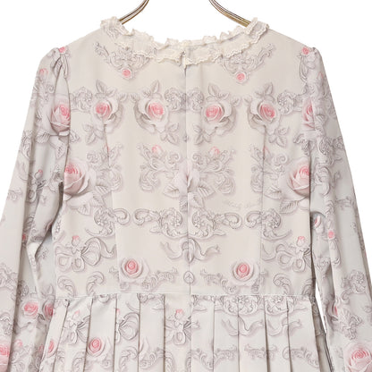 Rococo Rose triple ribbon dress