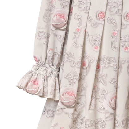 Rococo Rose triple ribbon dress
