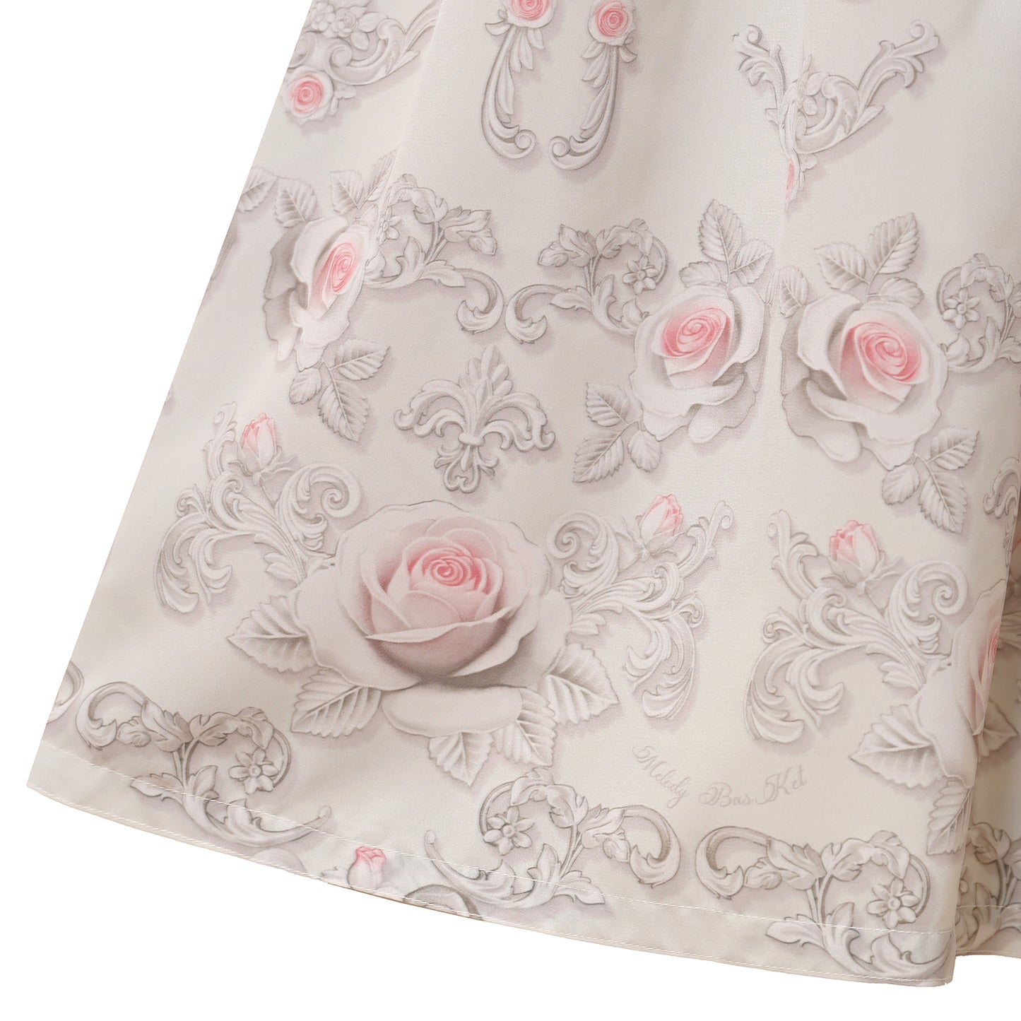 Rococo Rose triple ribbon dress