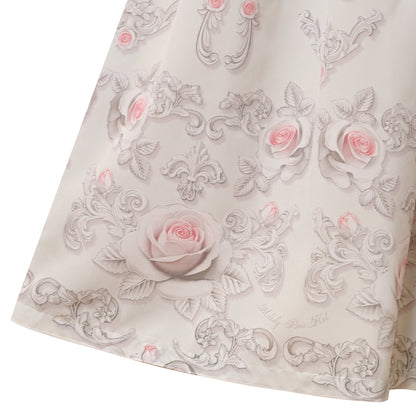 Rococo Rose triple ribbon dress