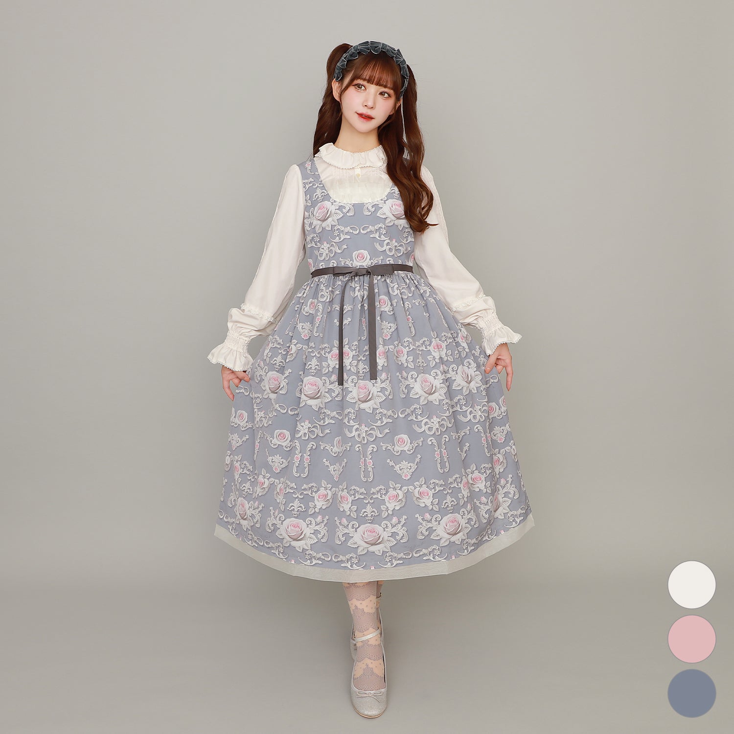 Rococo Roseジャンパースカート-Melody BasKet(メロディーバスケット