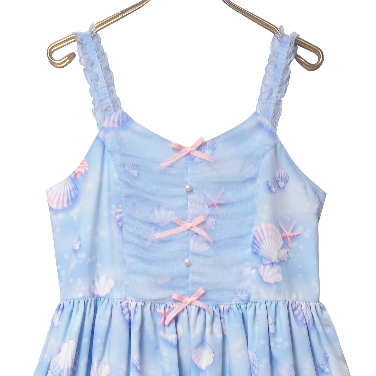 Seaside shell jumper dress