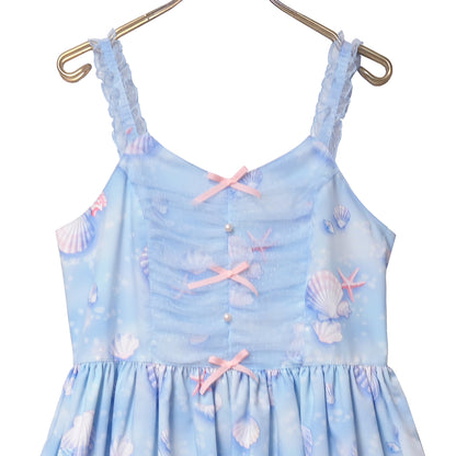 Seaside shell jumper dress