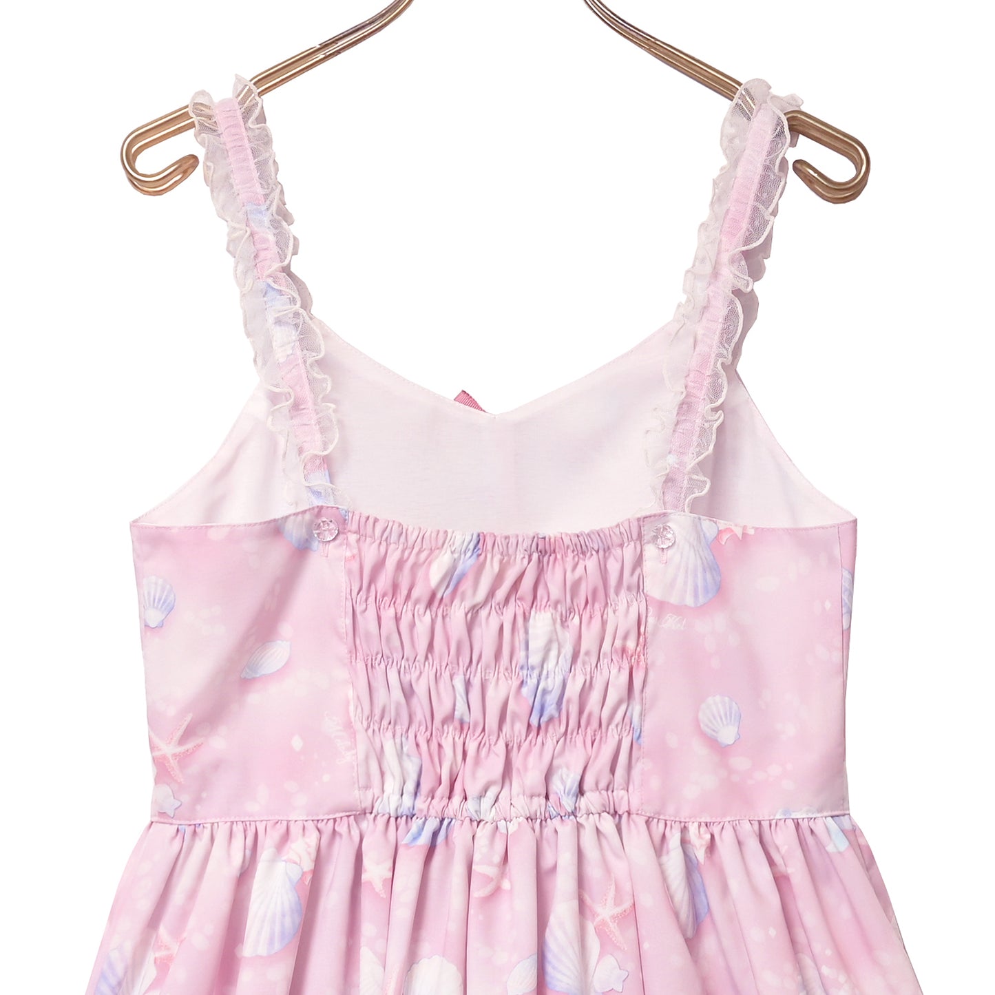 Seaside shell jumper dress