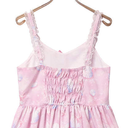 Seaside shell jumper dress