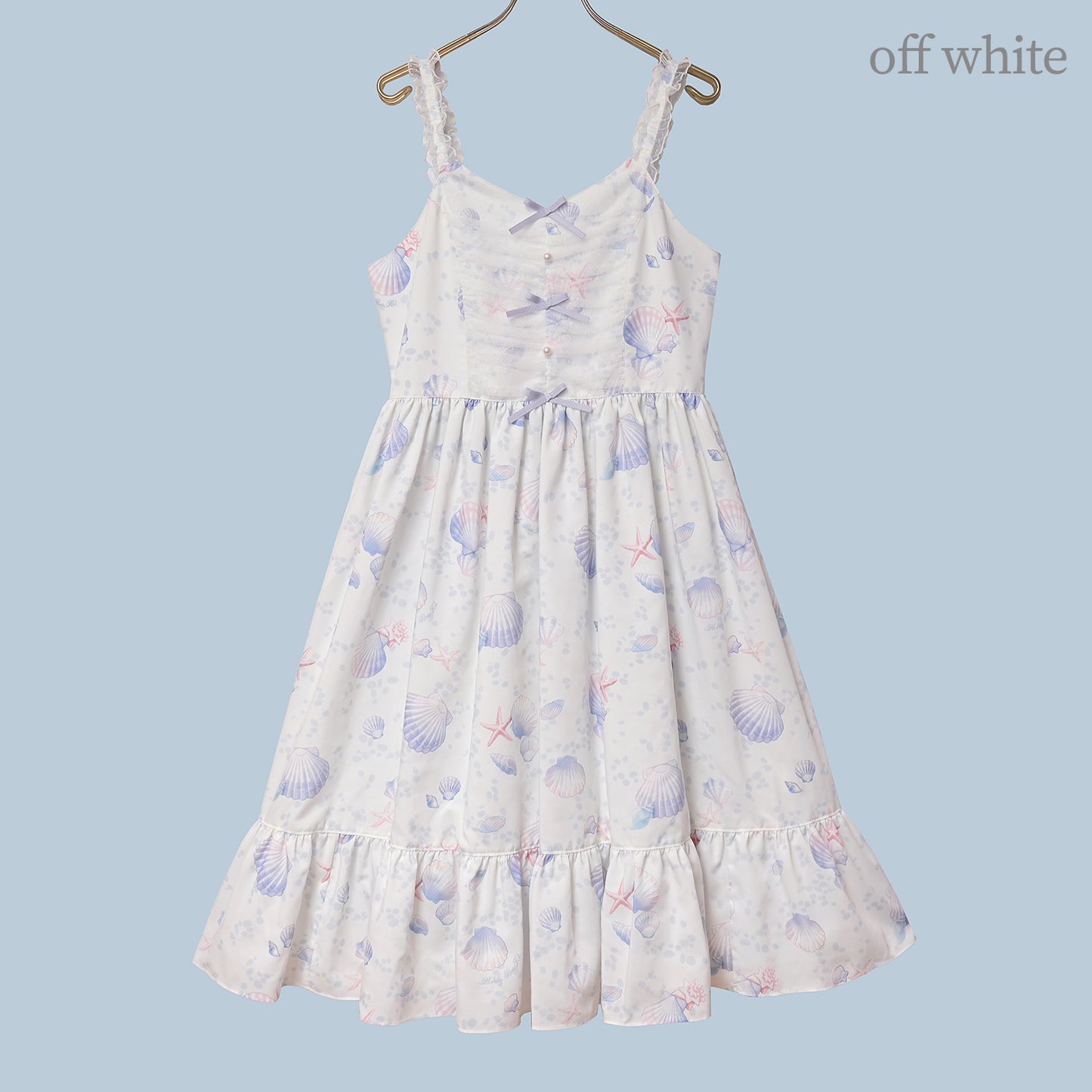 Seaside shell jumper dress