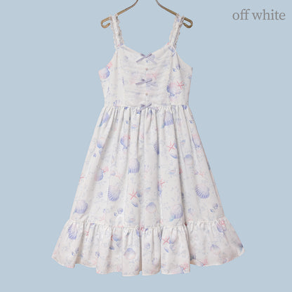 Seaside shell jumper dress