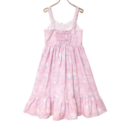 Seaside shell jumper dress