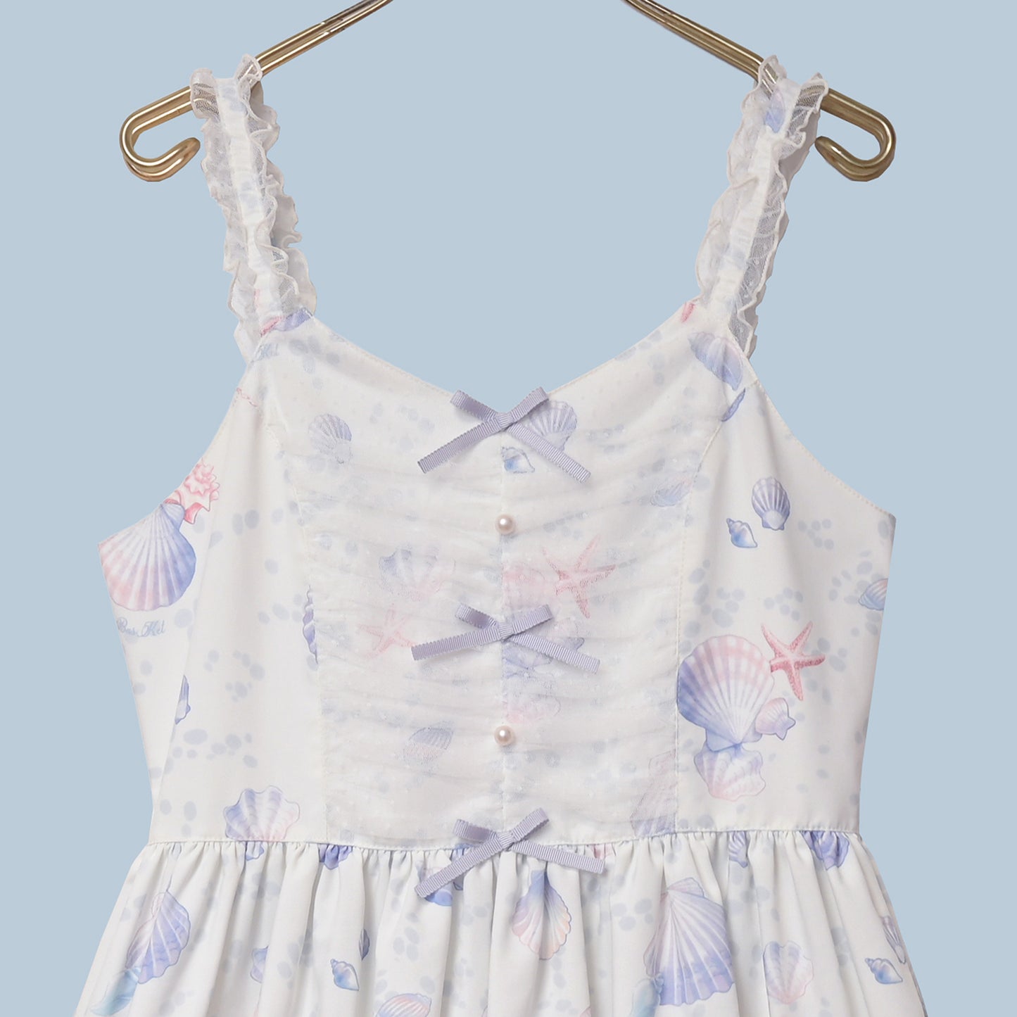 Seaside shell jumper dress