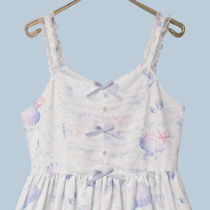 Seaside shell jumper dress