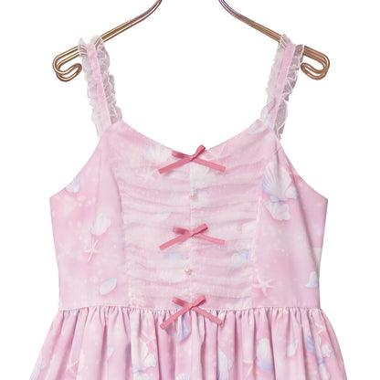 Seaside shell jumper dress